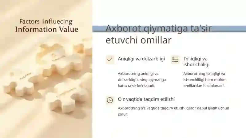 Axborotning qiymatini hisoblashga kirish 3