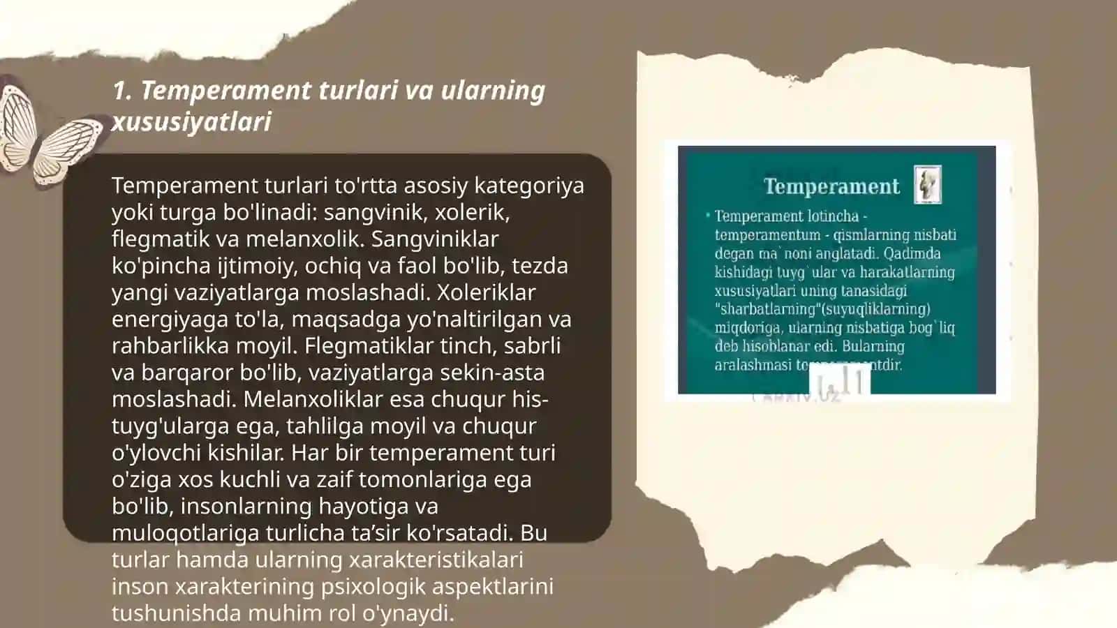 Temperament. Xarakter. Qobilyat 3