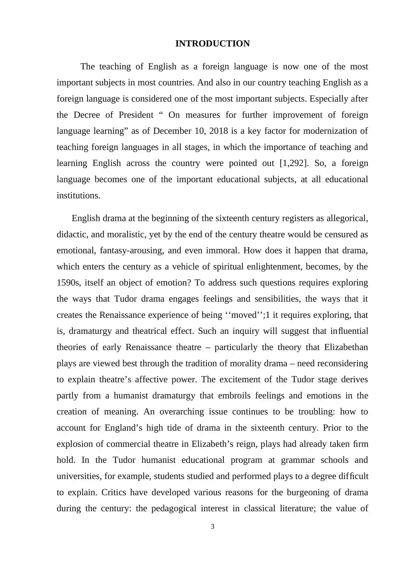 ENGLISH DRAMA IN THE XVI CENTURY 3