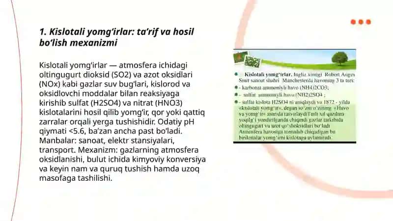 Kislotali yomgʻirlar 3