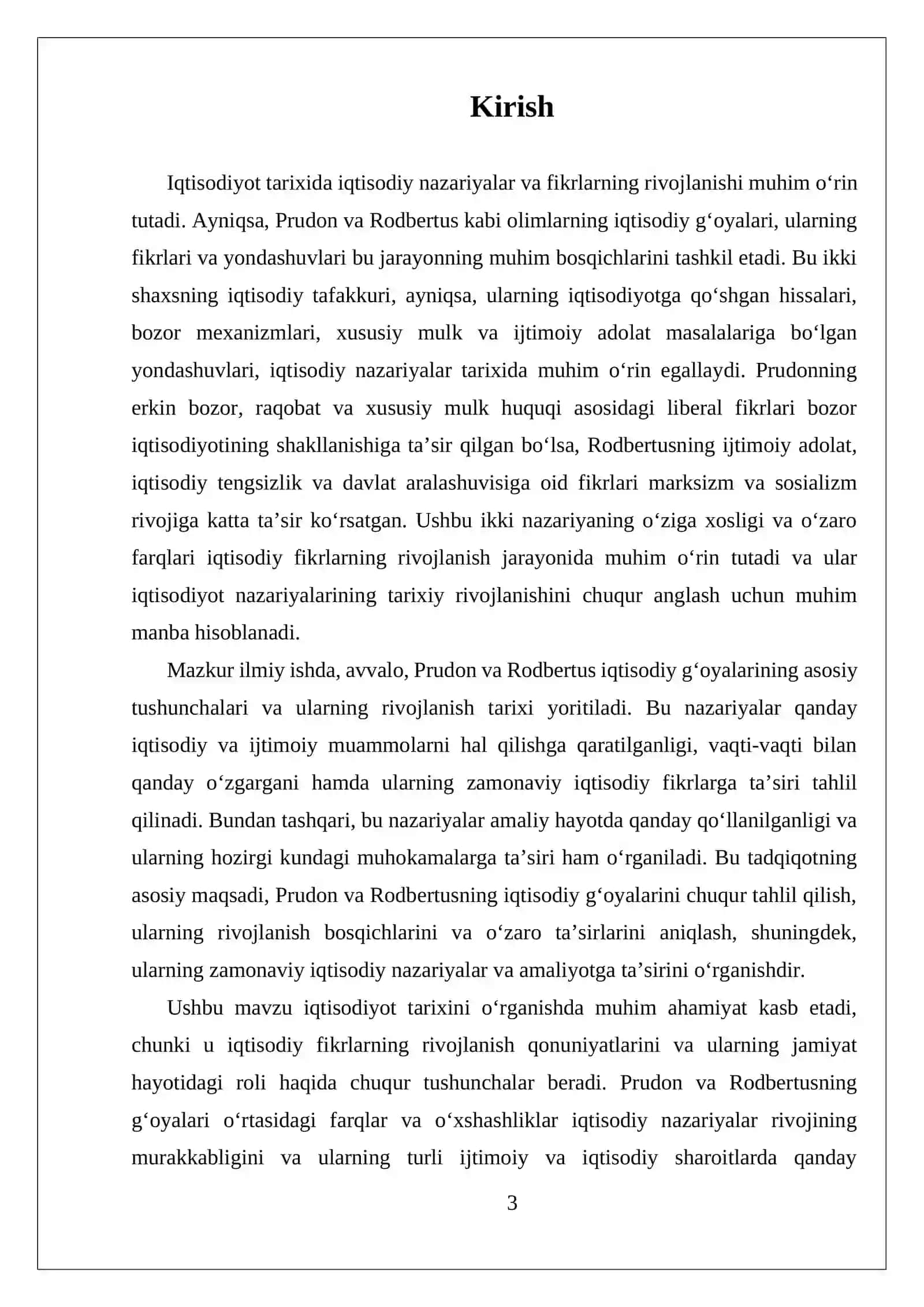Prudon va Rodbertusning Iqtisodiy Gʻoyalari 3