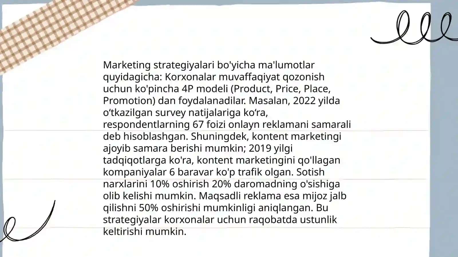 Marketing ta’lim yo‘nalishining malaka talablari 3