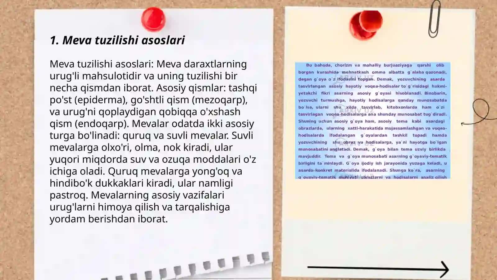 Meva tuzulishi va turlari 3
