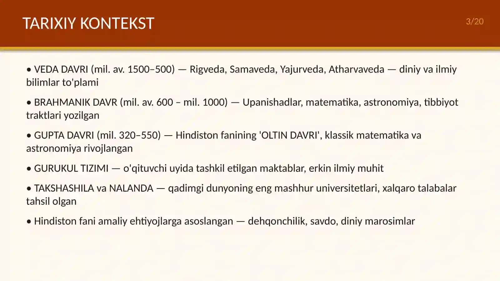 Qadimgi Hindistonda fanning rivojlanishi 3