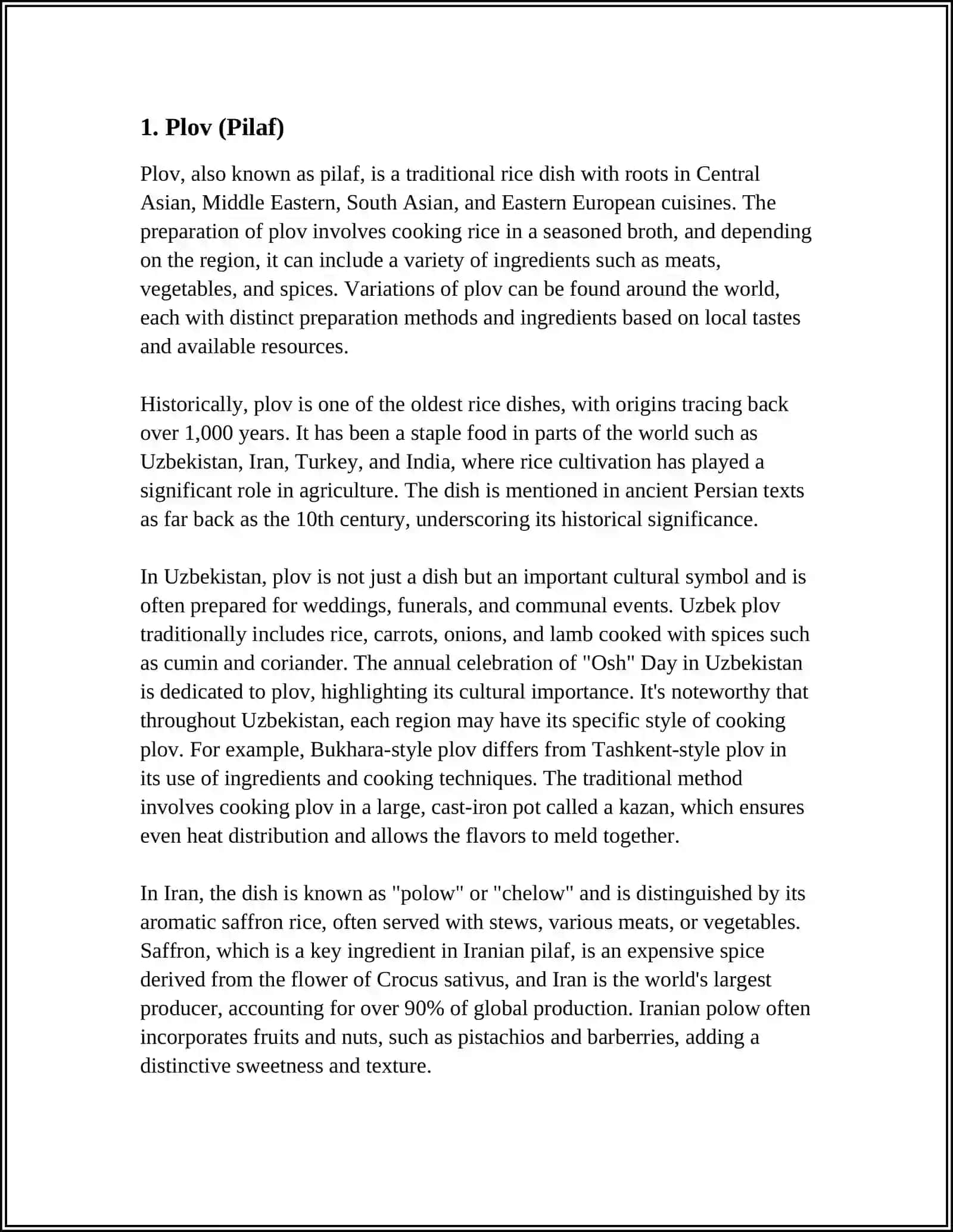 O'ZBEKISTON MILLIY TAOMLARI 3