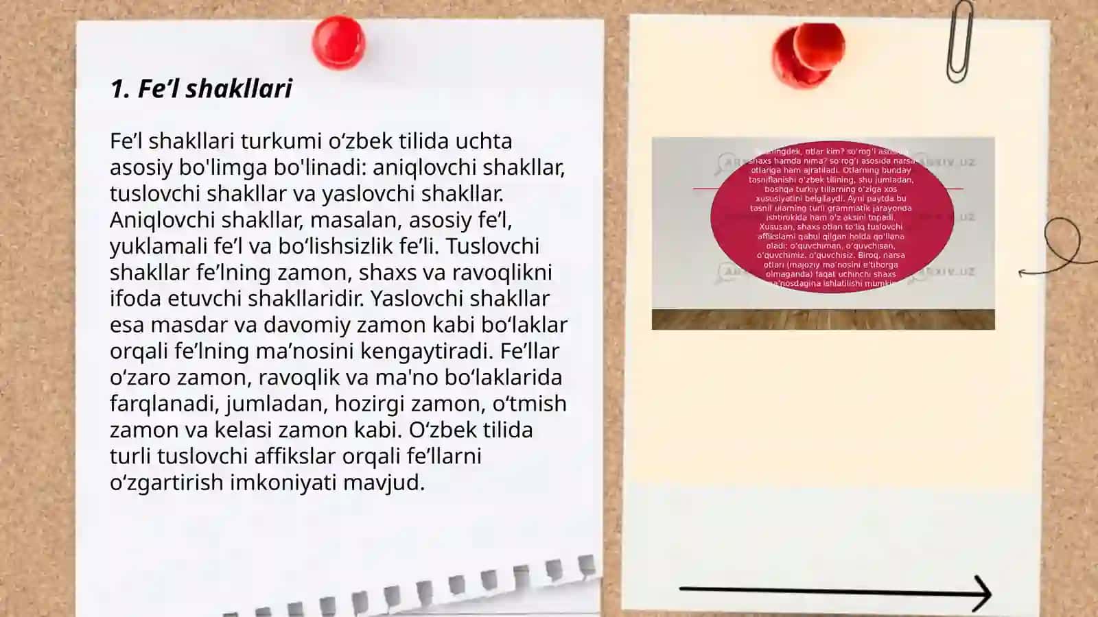 Feʼlning grammatik kategoriyalari 3
