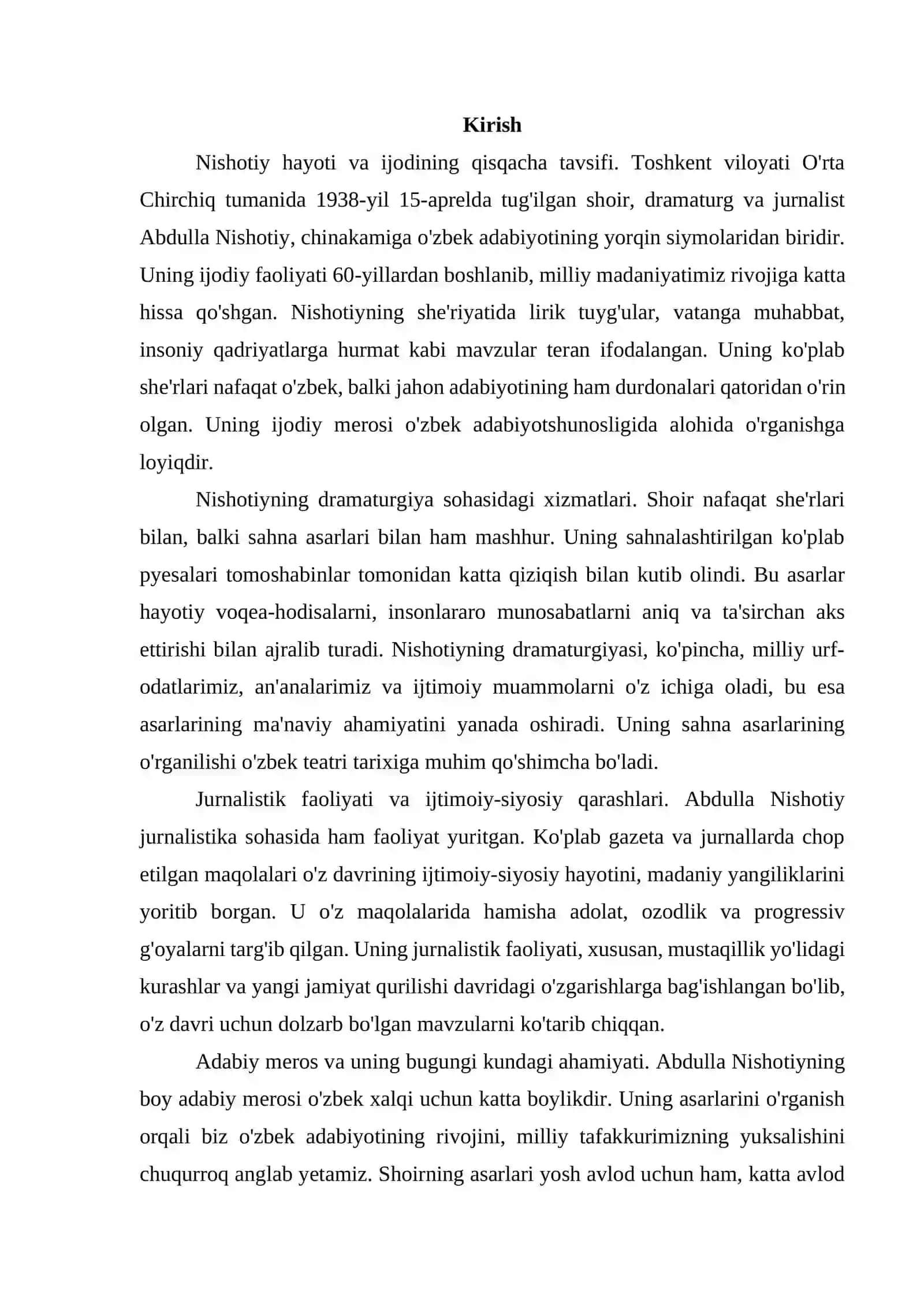 Nishotiyning hayoti va ijodi 3