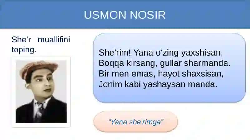 O‘tilgan mavzularni takrorlash 3