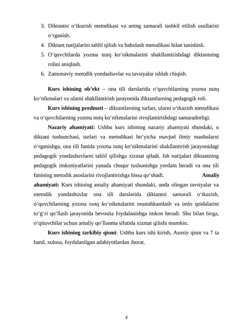 Ona tili darslarida diktantlarning turlari va metodikasi 3