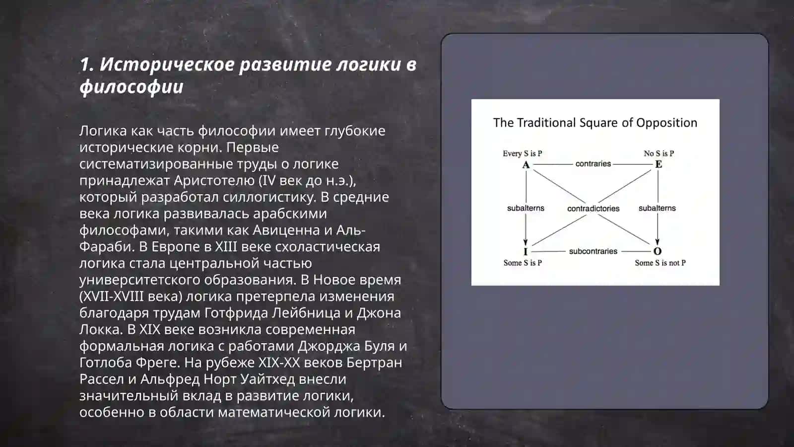 Историческое развитие логики в философии 3