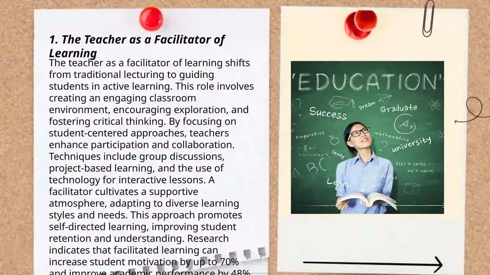 The Role of the Teacher in Purposeful Learning 3