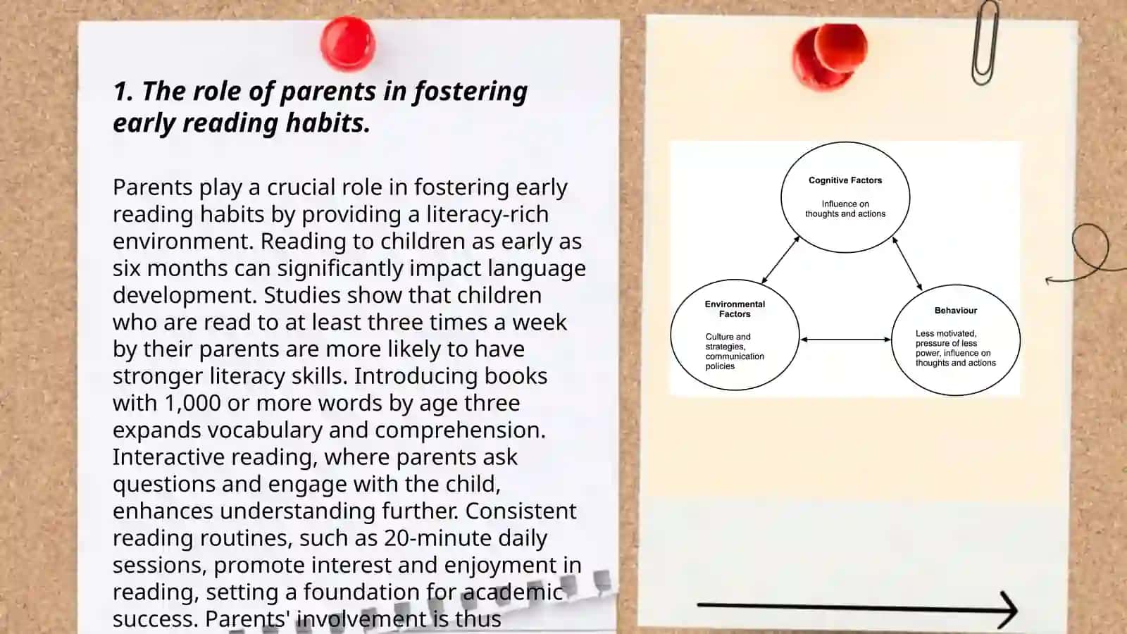 The influence of early reading habits on cognitive development 3