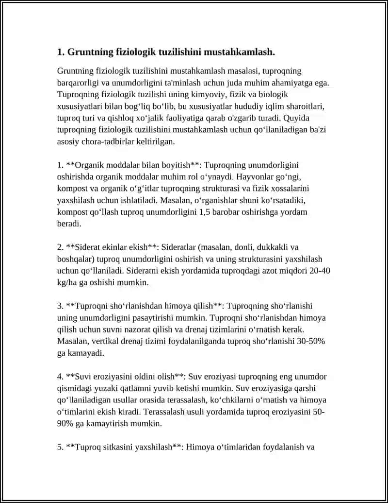 Grunt mustahkamligini oshirish 3