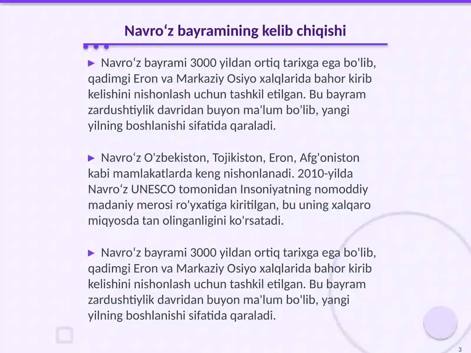 Navroʻz bayrami munosabati bilan sinfdoshlarni tabriklash 3