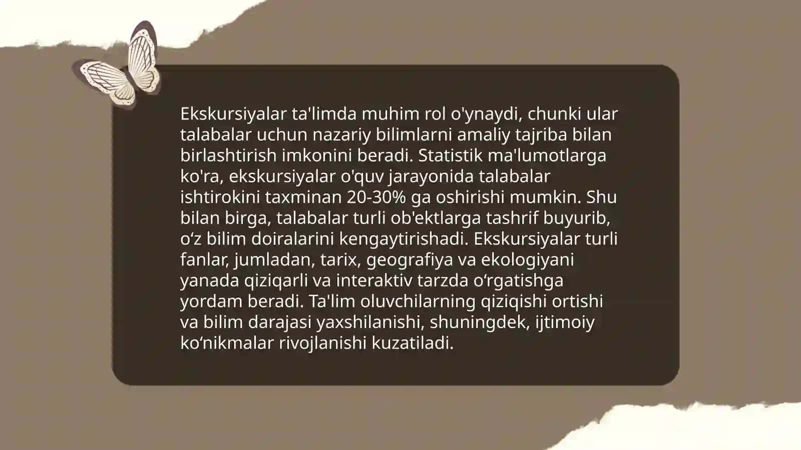 Ekskursiyalarning ta'limdagi roli 3