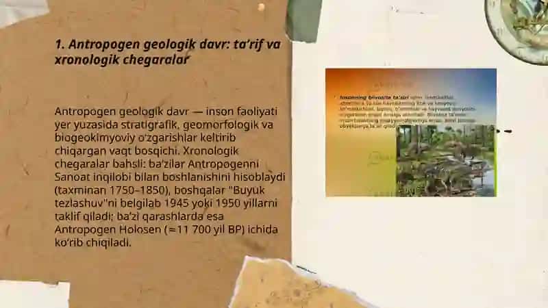 Antropogen geologik davr tasnifi 3