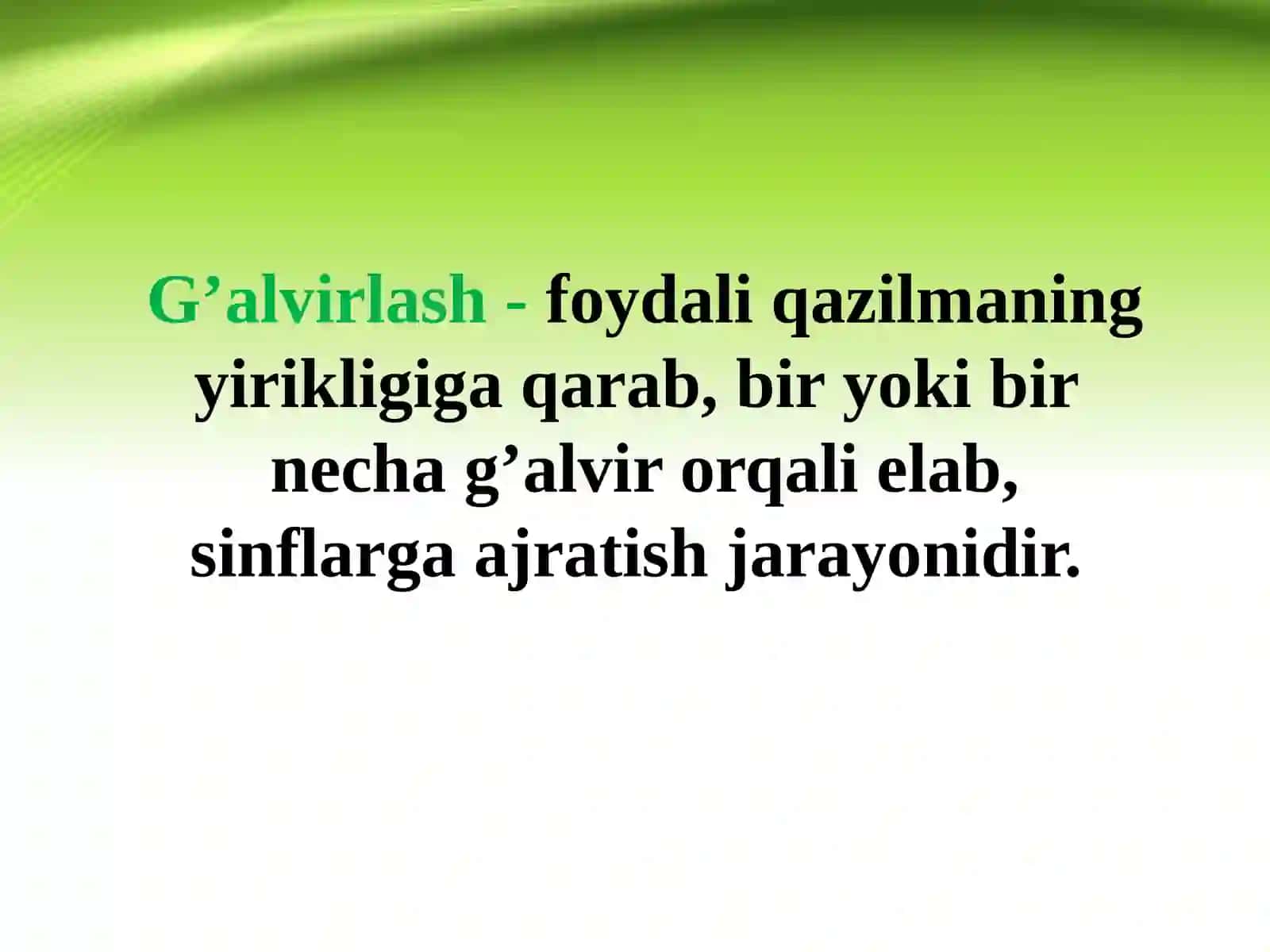 G’alvirlar 3