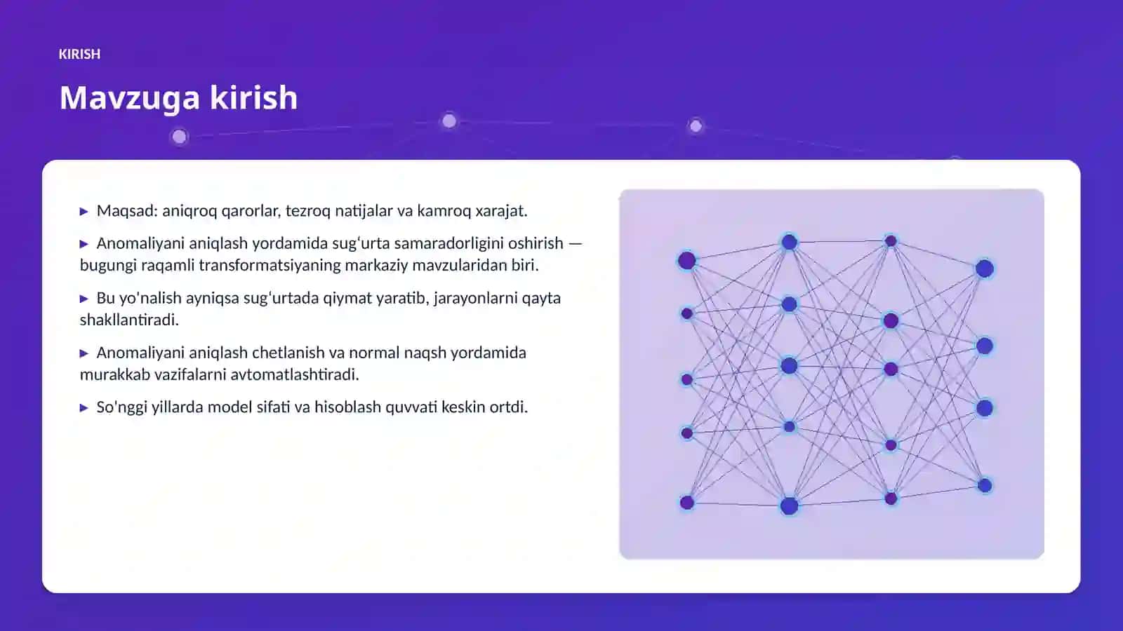 Anomaliyani aniqlash yordamida sugʻurta samaradorligini oshirish 3