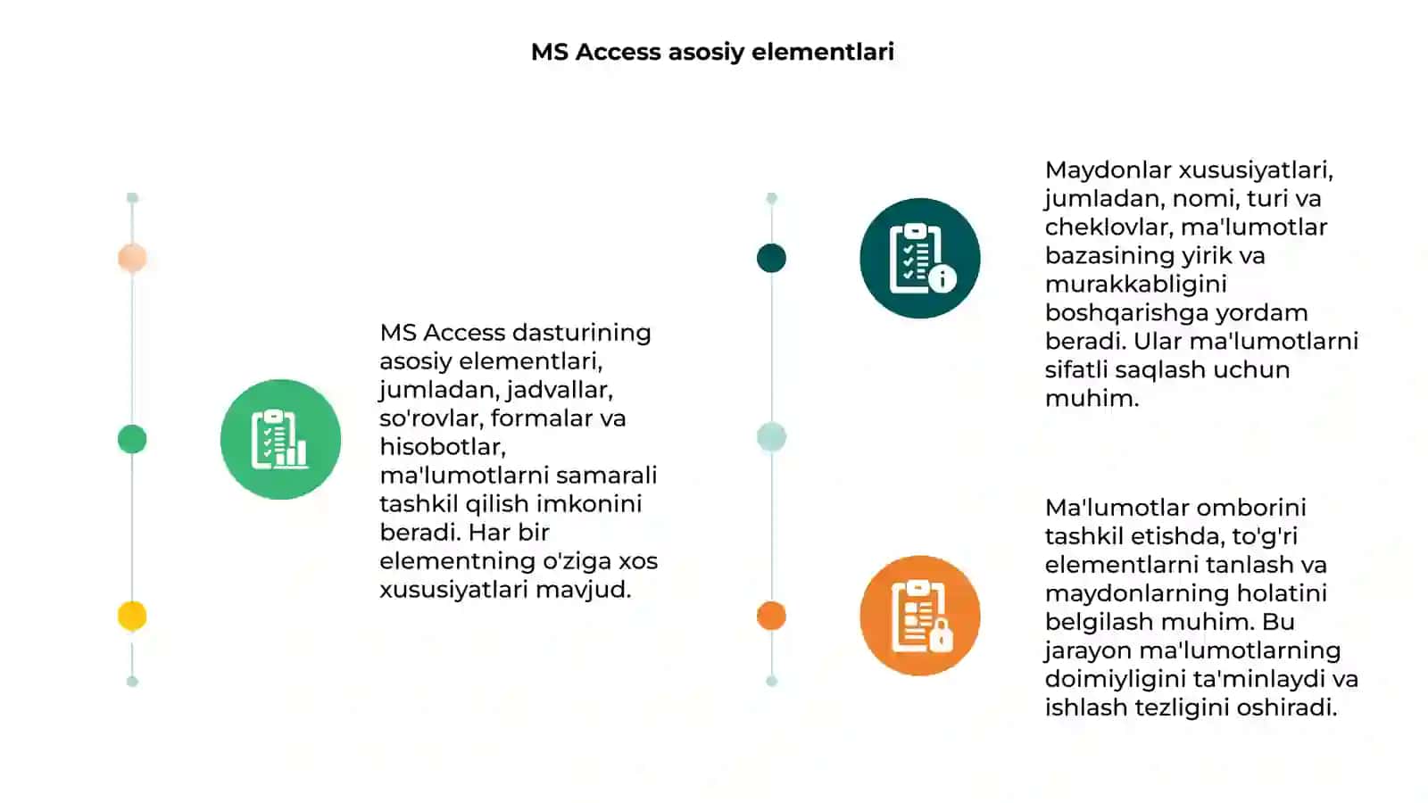MS Access asosiy elementlari 3