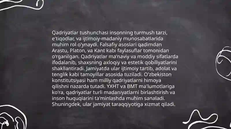 Qadriyatlar Falsafasi 3