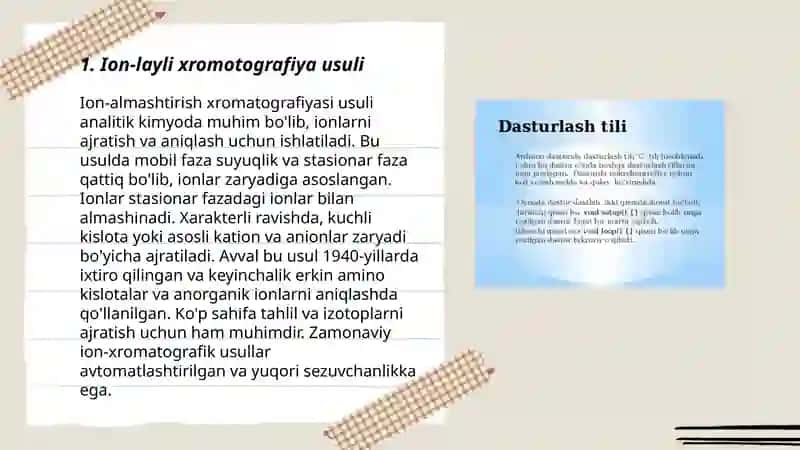 Xromotografiyaning tibbiy izlanishlardagi imkoniyatlari 3