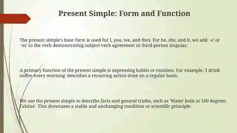 Present simple zamon 3