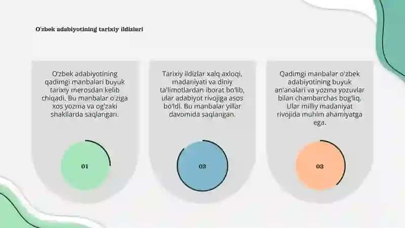 Oʻzbek adabiyotining qadimgi manbalari 3