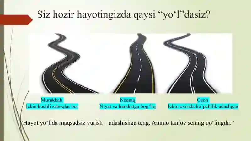 Shaxsiy va kasbiy rivojlanish 3
