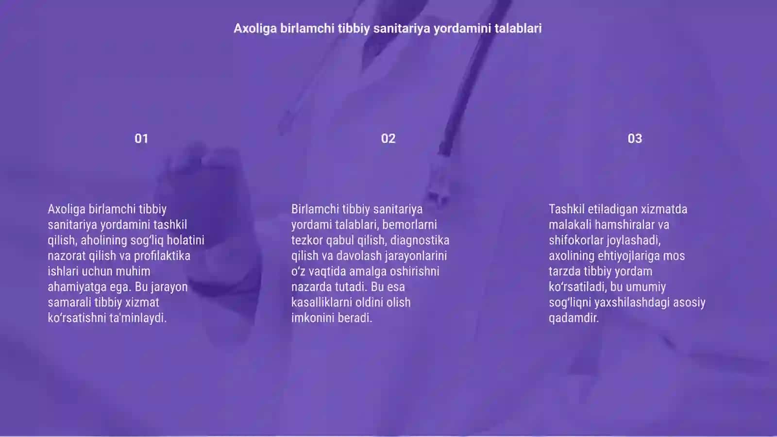 Axoliga birlamchi tibbiy sanitariya yordamini tashkil etish 3