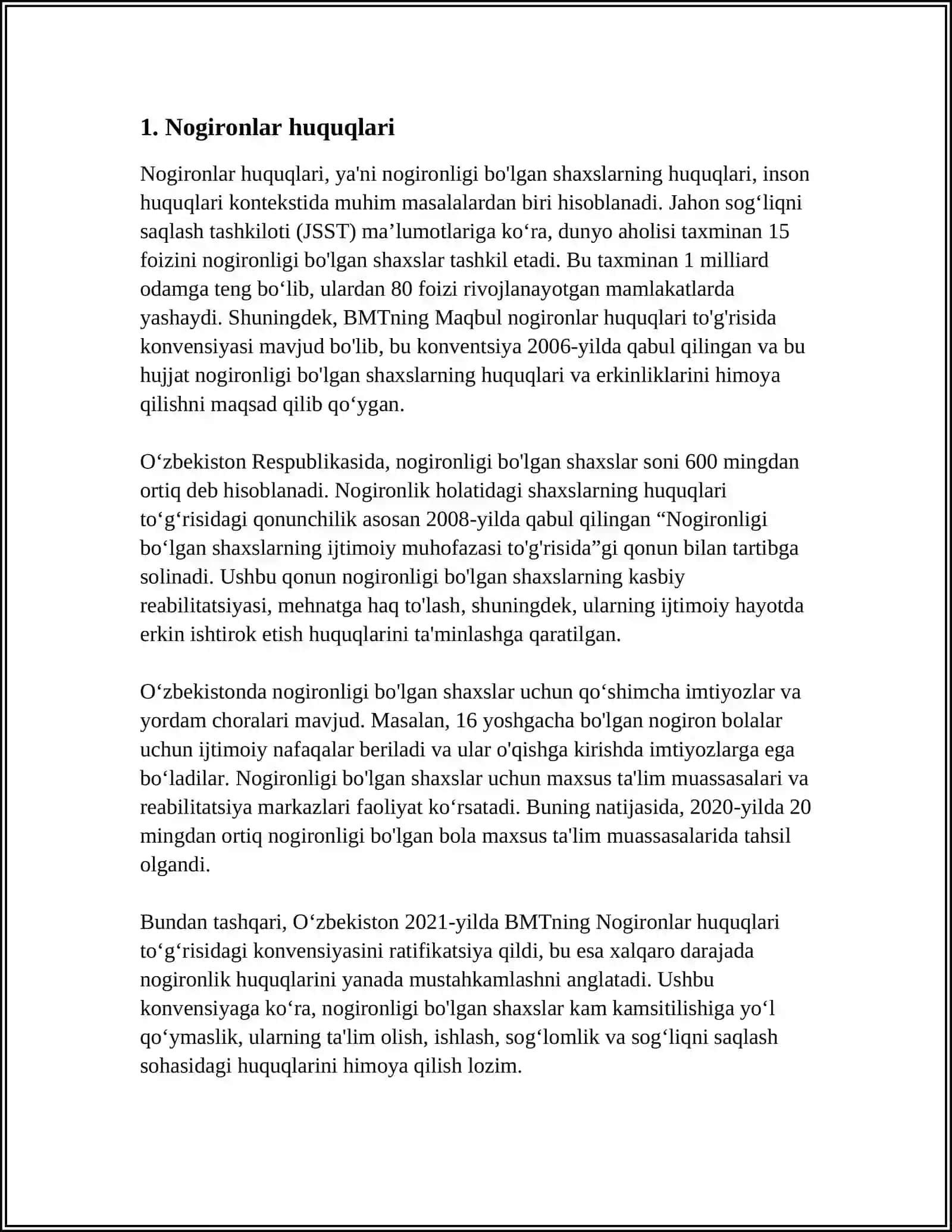 NOGIRONLAR QONUNLARI 3
