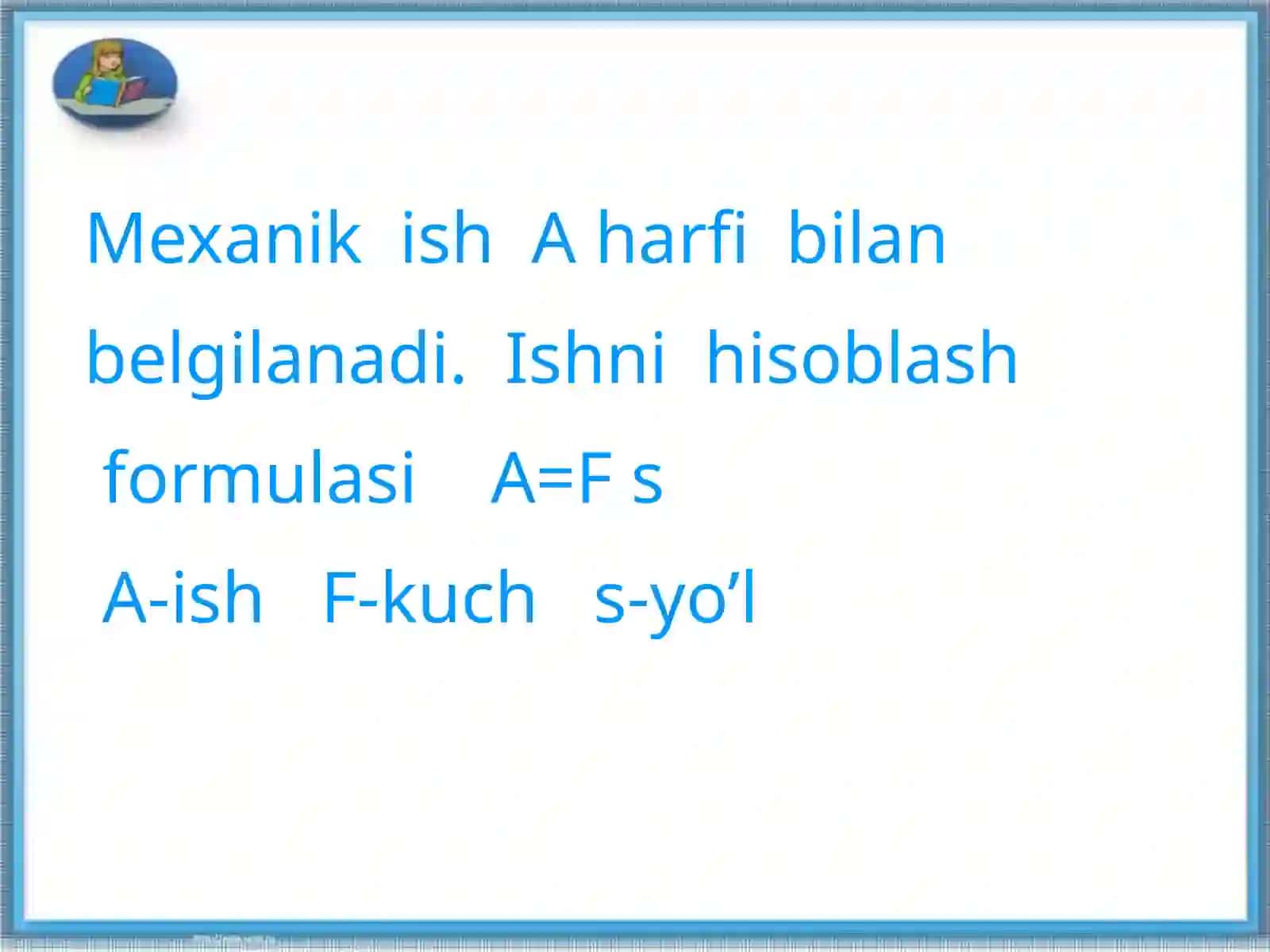 ISH VA ENERGIYA HAQIDA TUSHUNCHA 3