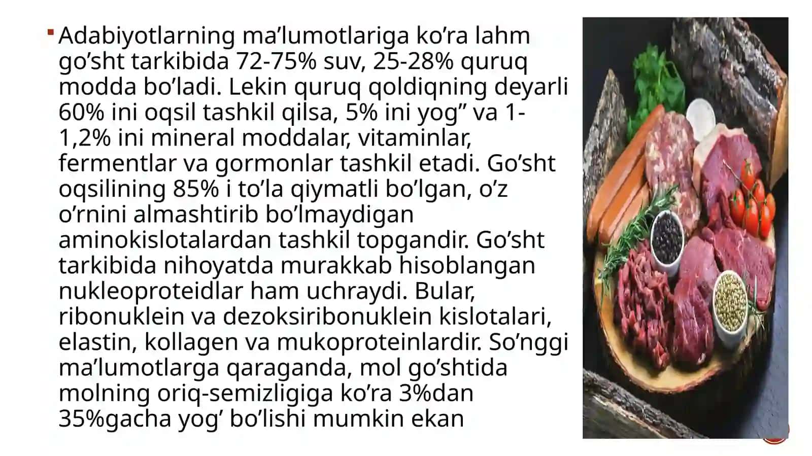 Goʻsht va goʻsht mahsulotlari tahlili 3