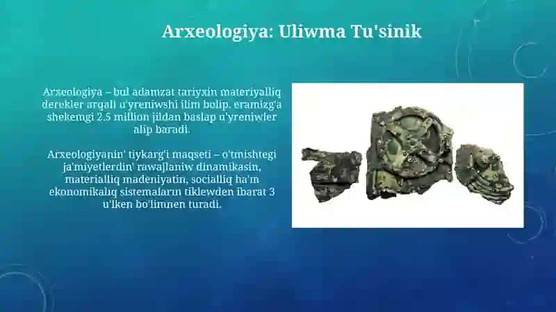 Arxeologiyaga kirisiw 3