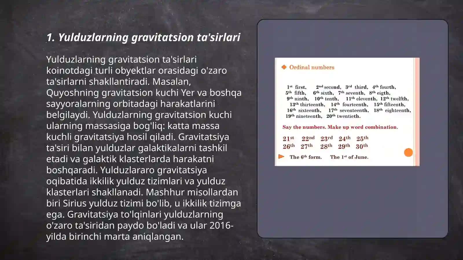 Yulduzlarning gallaktik konsentratsiyasi 3