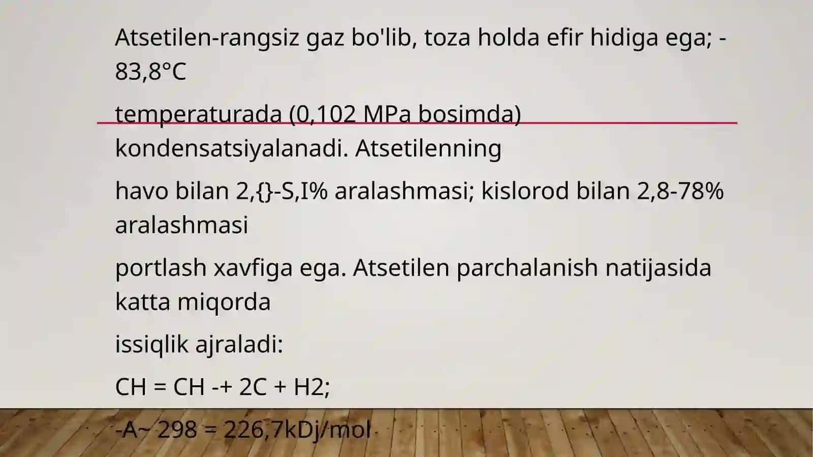 “Karbid”usulida atsetilen ishlab chiqarish texnologiyasi 3