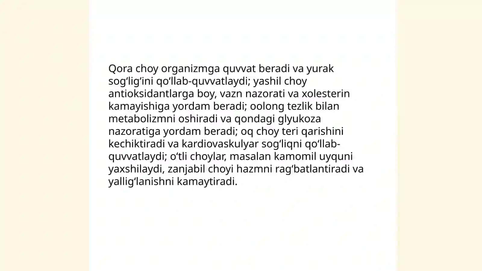 Issiq va yaxna ichimliklar 3