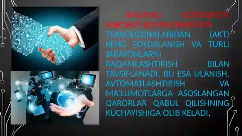 Raqamli iqtisodiyot tushunchasi 3