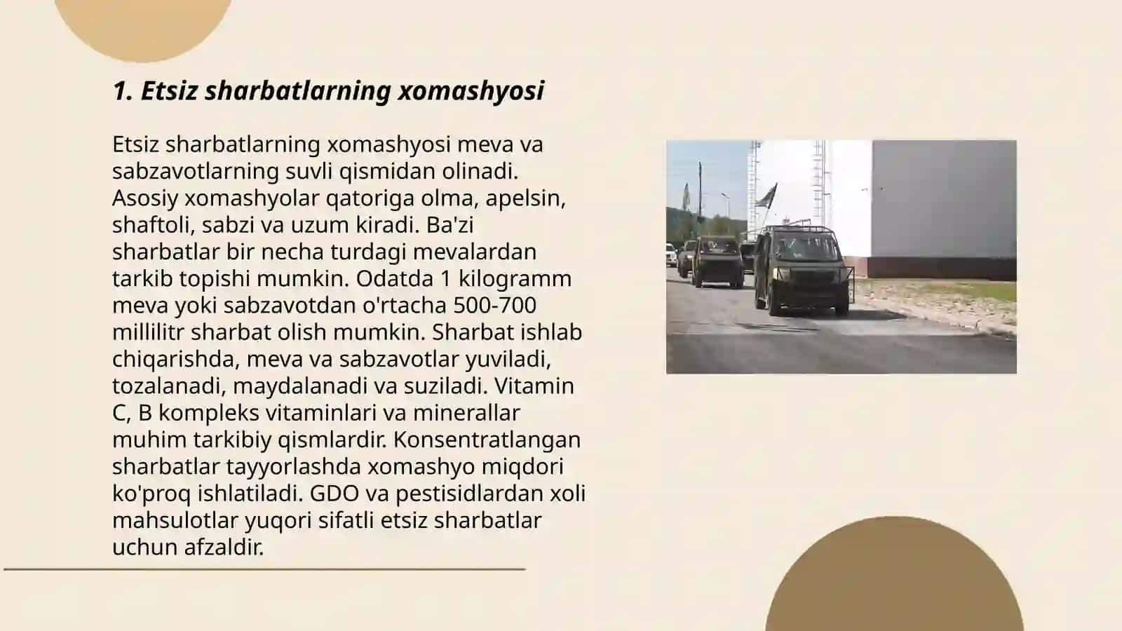 Etsiz sharbatlar va etli sharbatlar nektorlar xomashyosi 3