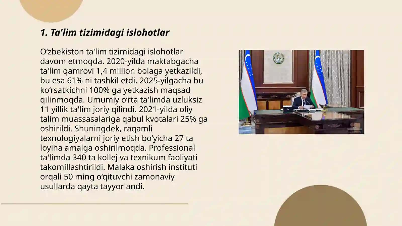 Ta'lim tizimidagi islohotlar 3