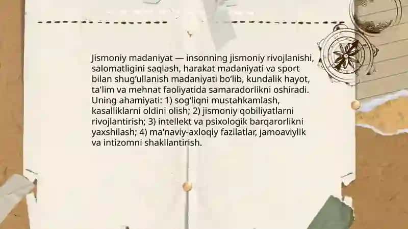 Jismoniy madaniyat va sport 3