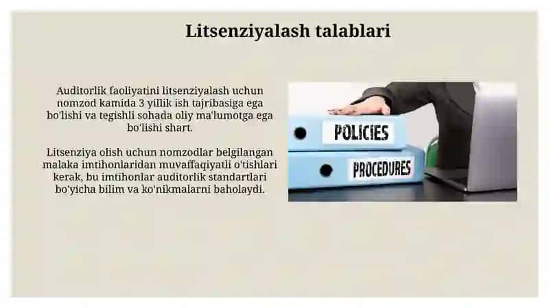 AUDITORLIK FAOLIYATINI LITSENZIYALASHTARTIBI 3