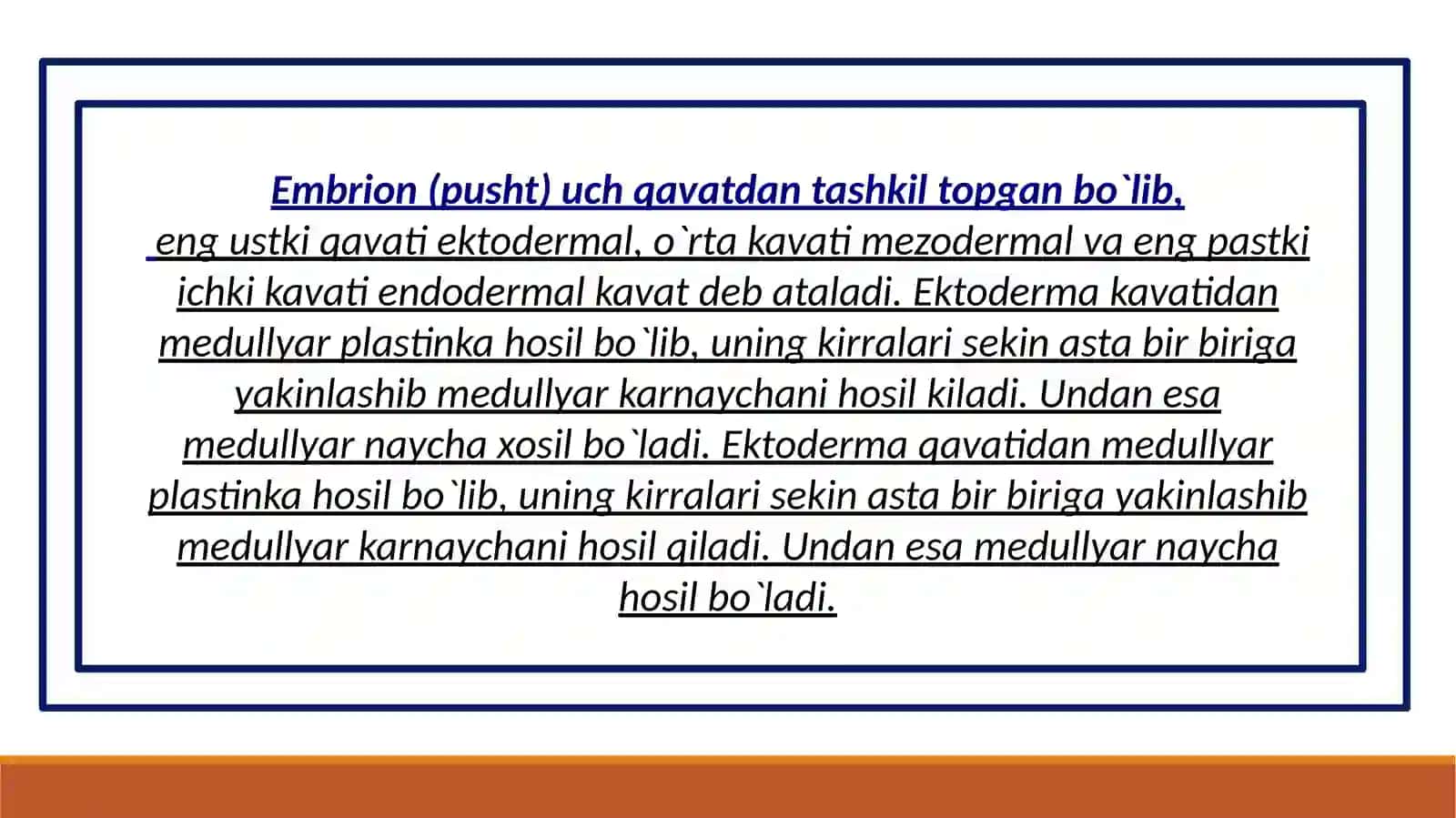 ASAB TIZIMINING ONTOGENEZI 3