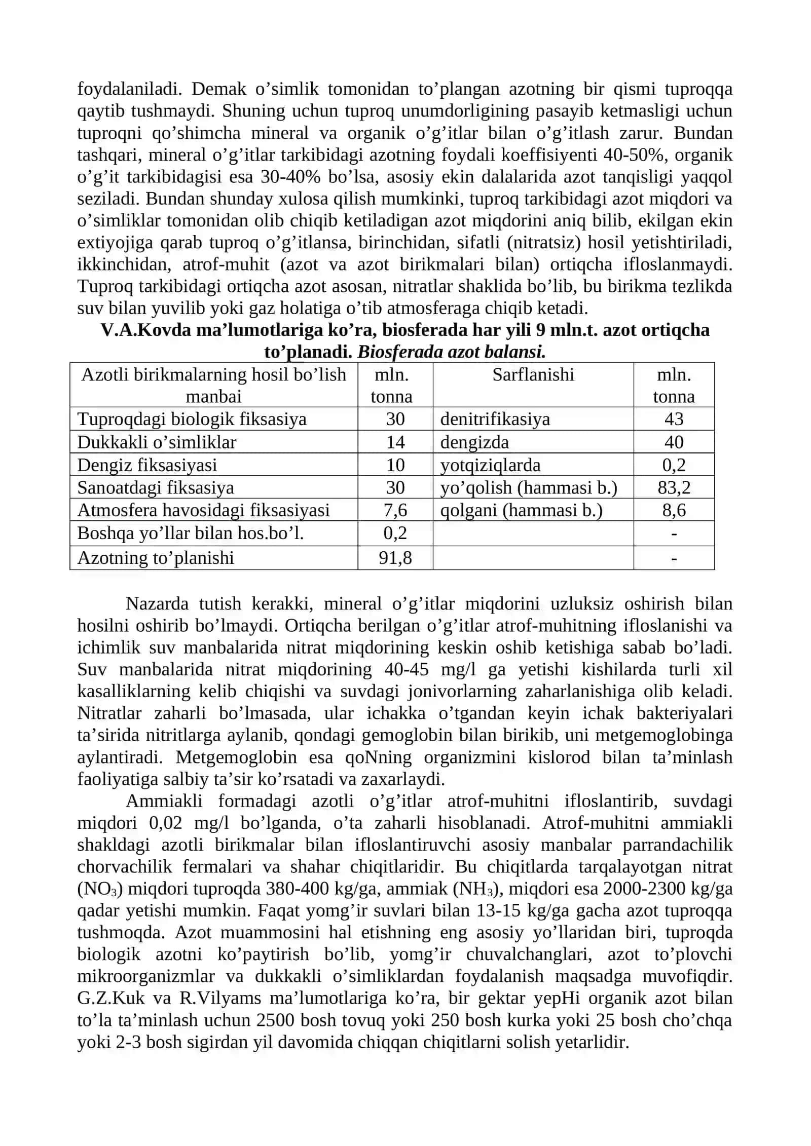 AGROKIMYONING EKOLOGIK MUAMMOLARI 3