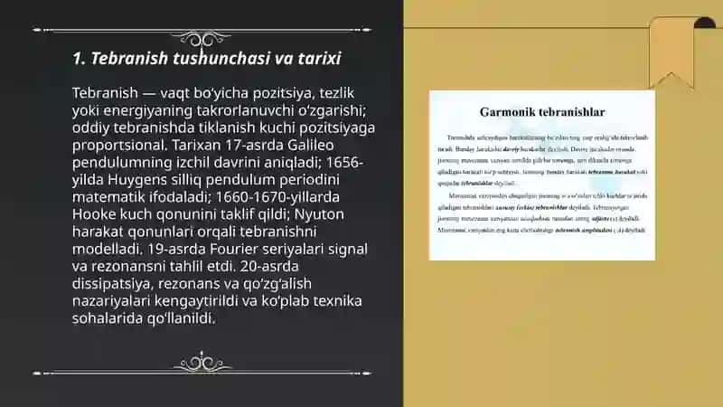 Tebranishlar haqida umumiy malumotlar 3