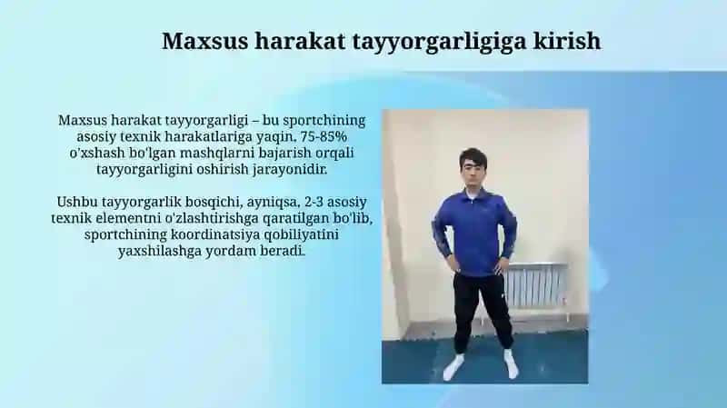 Maxsus harakat tayyorgarligi 3