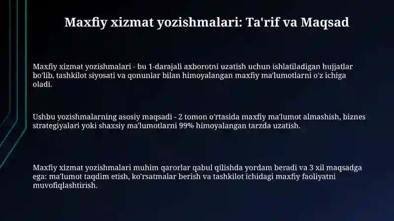 Maxfiy xizmat yozishmalari 3