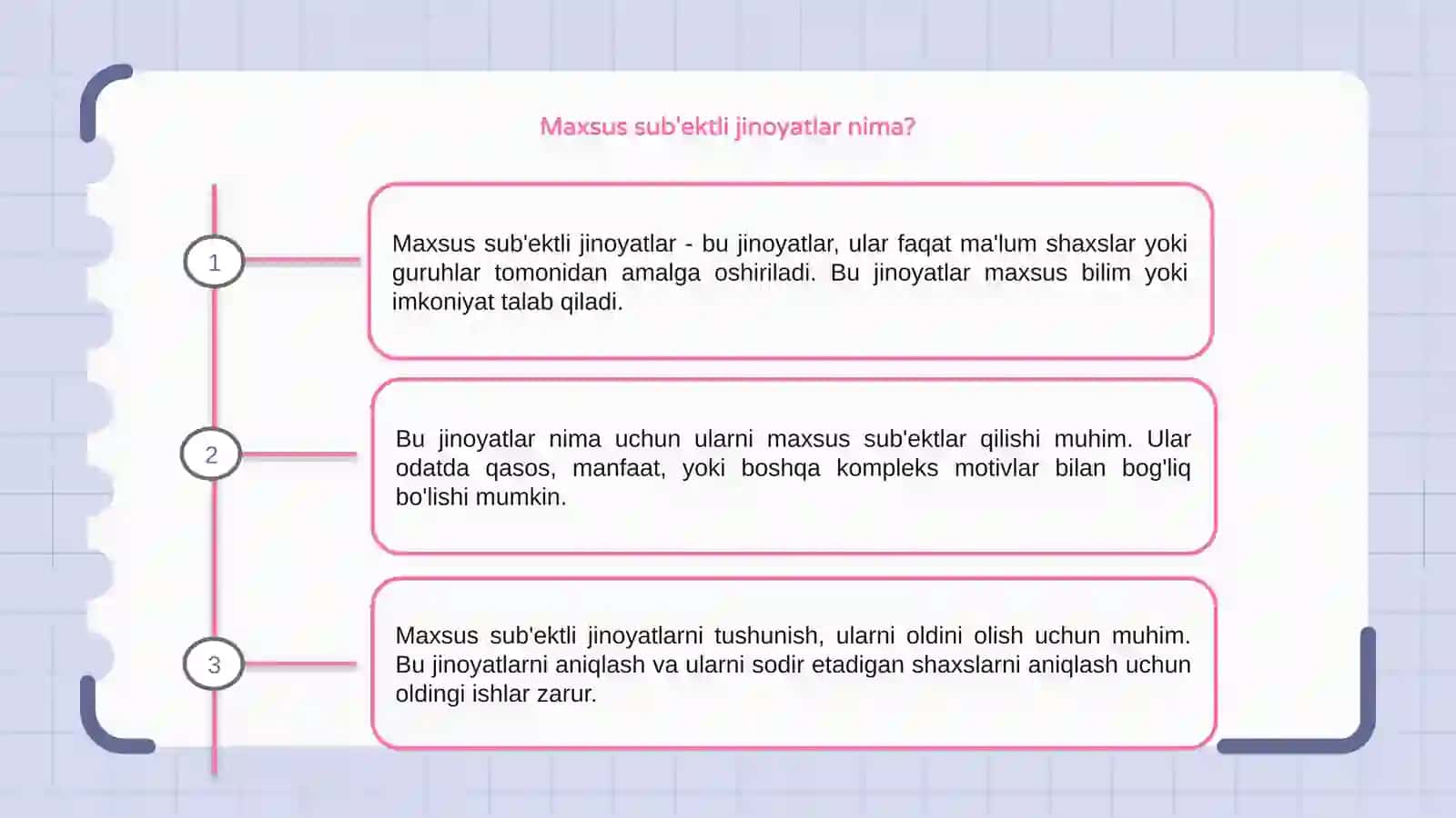 Maxsus sub'ektli jinoyatlar 3