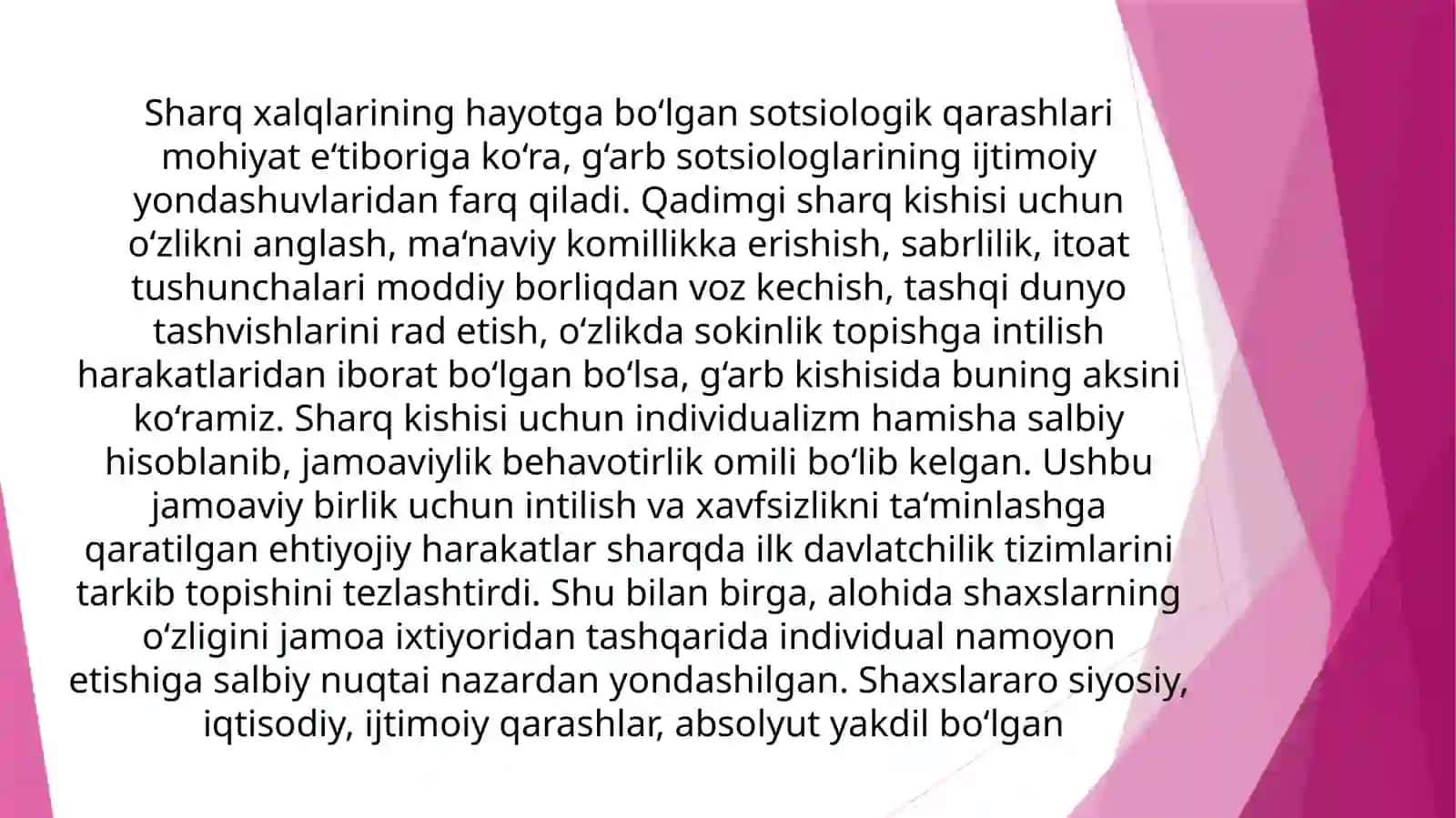Sharq mutafakkirlarning sotsiologik qarashlari 3