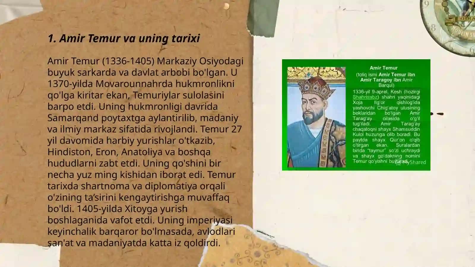 Amir Temur - Buyuk davlat arbobi va sarkarda 3