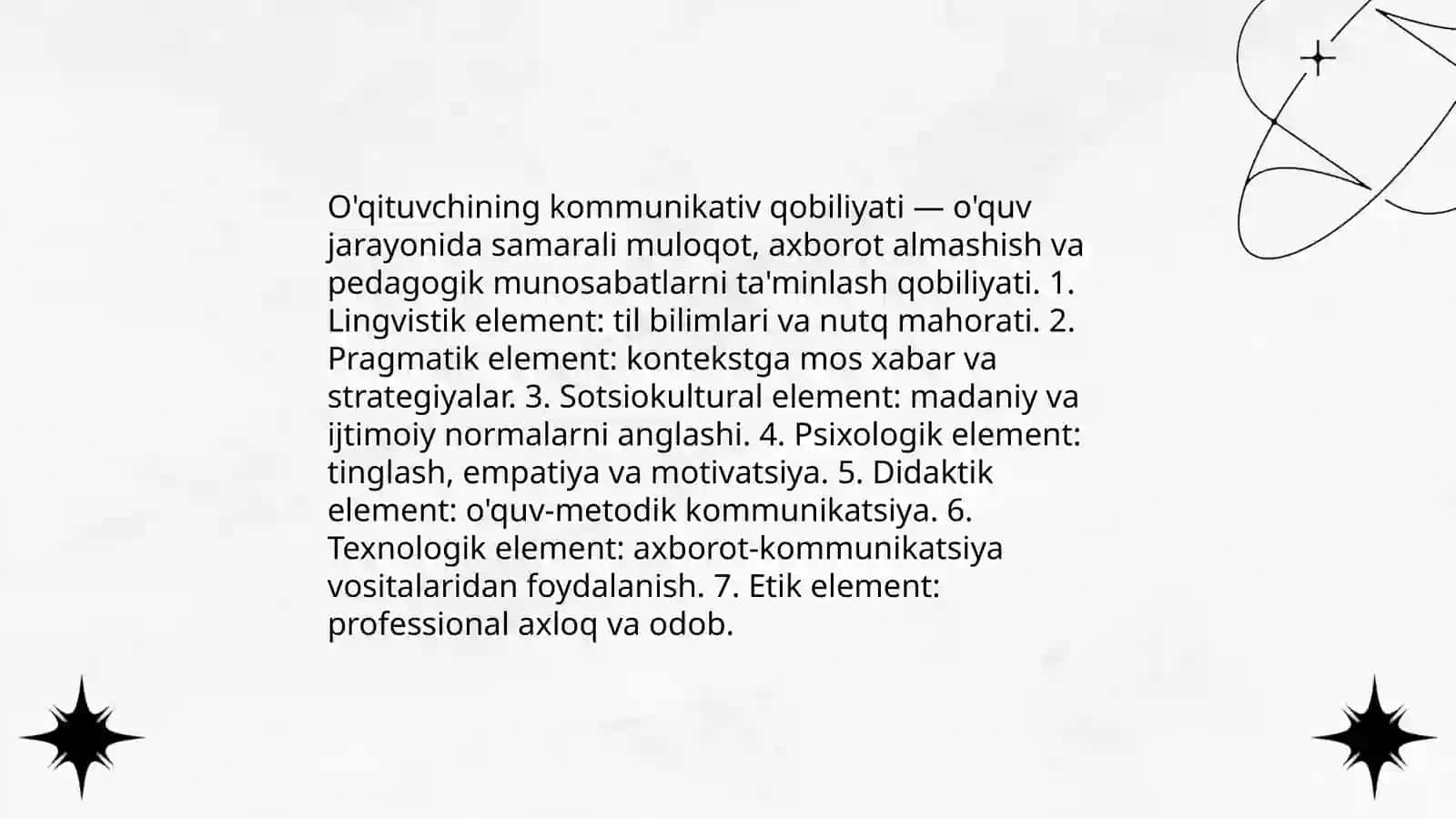 O'qituvchining kommunikativ qobiliyati 3